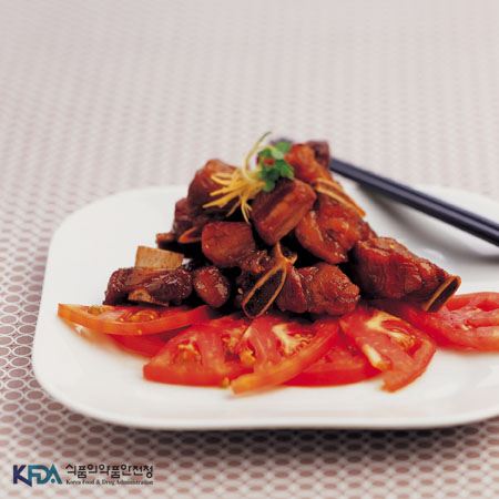 돼지갈비 볶음 완성 사진