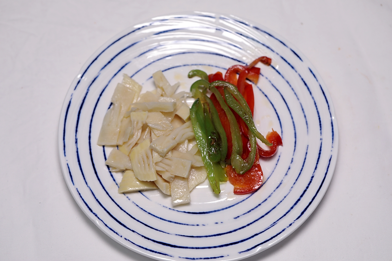 생선찜 채소말이 2단계