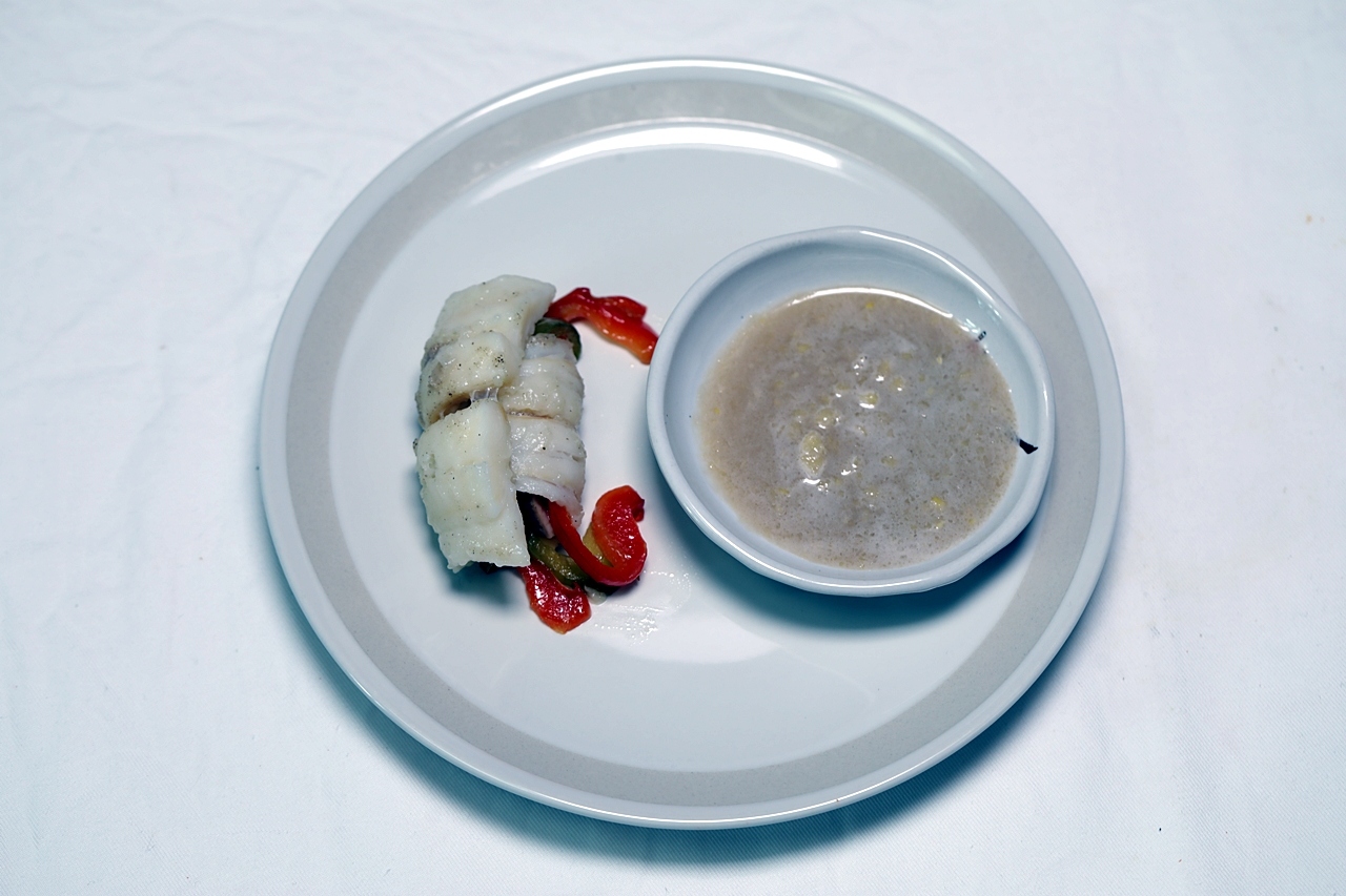 생선찜 채소말이 6단계