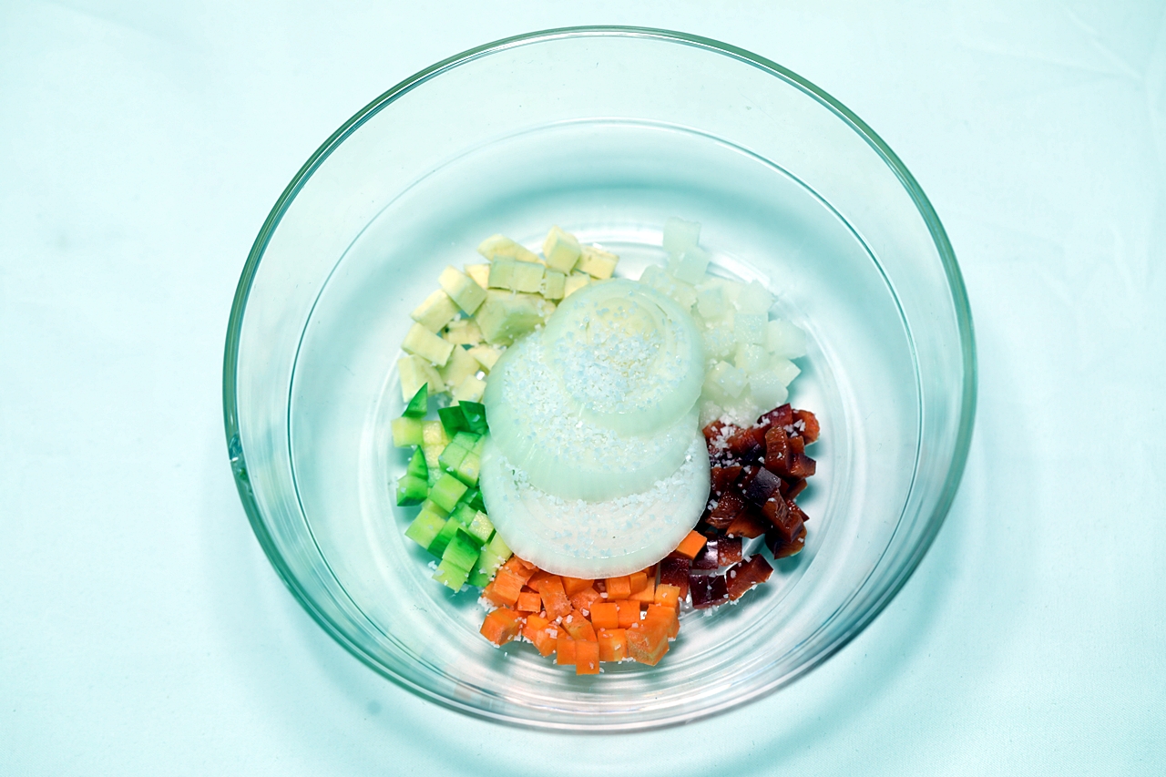 토마토 야채 오븐구이 2단계