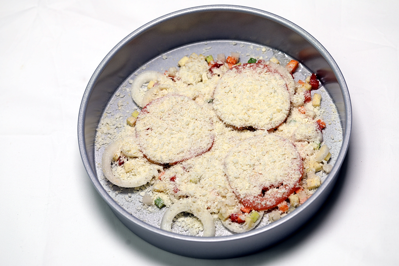 토마토 야채 오븐구이 5단계
