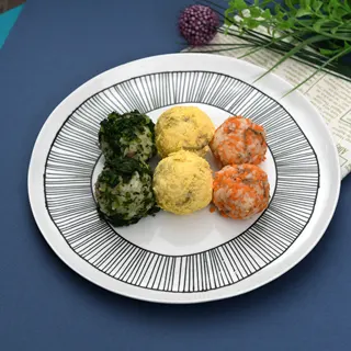 신호등 통통이(어린이 곤약삼색주먹밥) 완성 사진