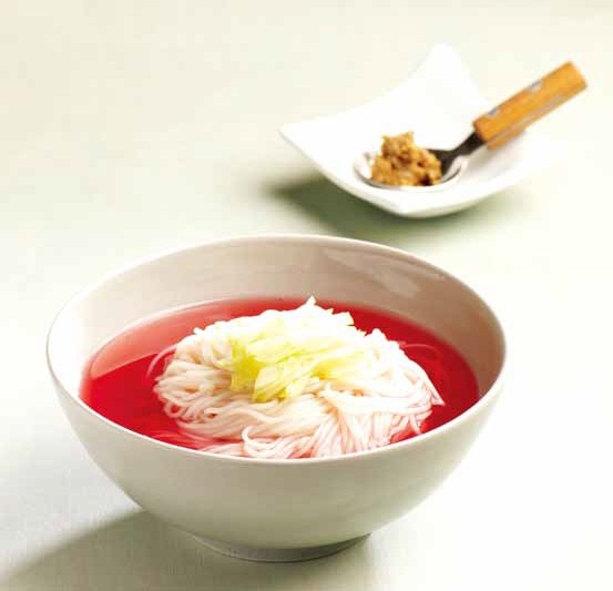 칠곡석류국수 완성 사진