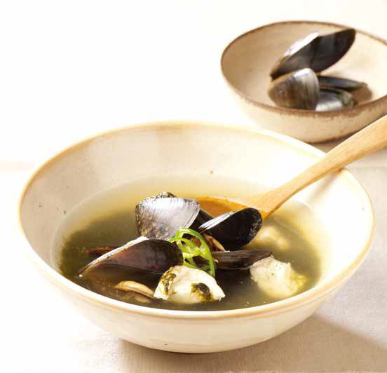 매생이순두부탕 완성 사진