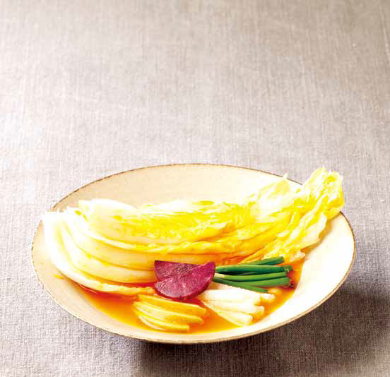파프리카 물김치 완성 사진