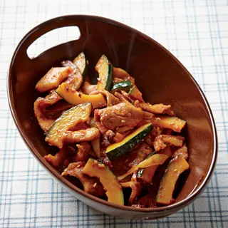 단호박제육볶음 완성 사진