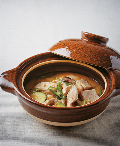 닭고기김치찌개 완성 사진