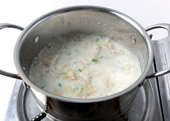 백김치콩비지찌개 5단계