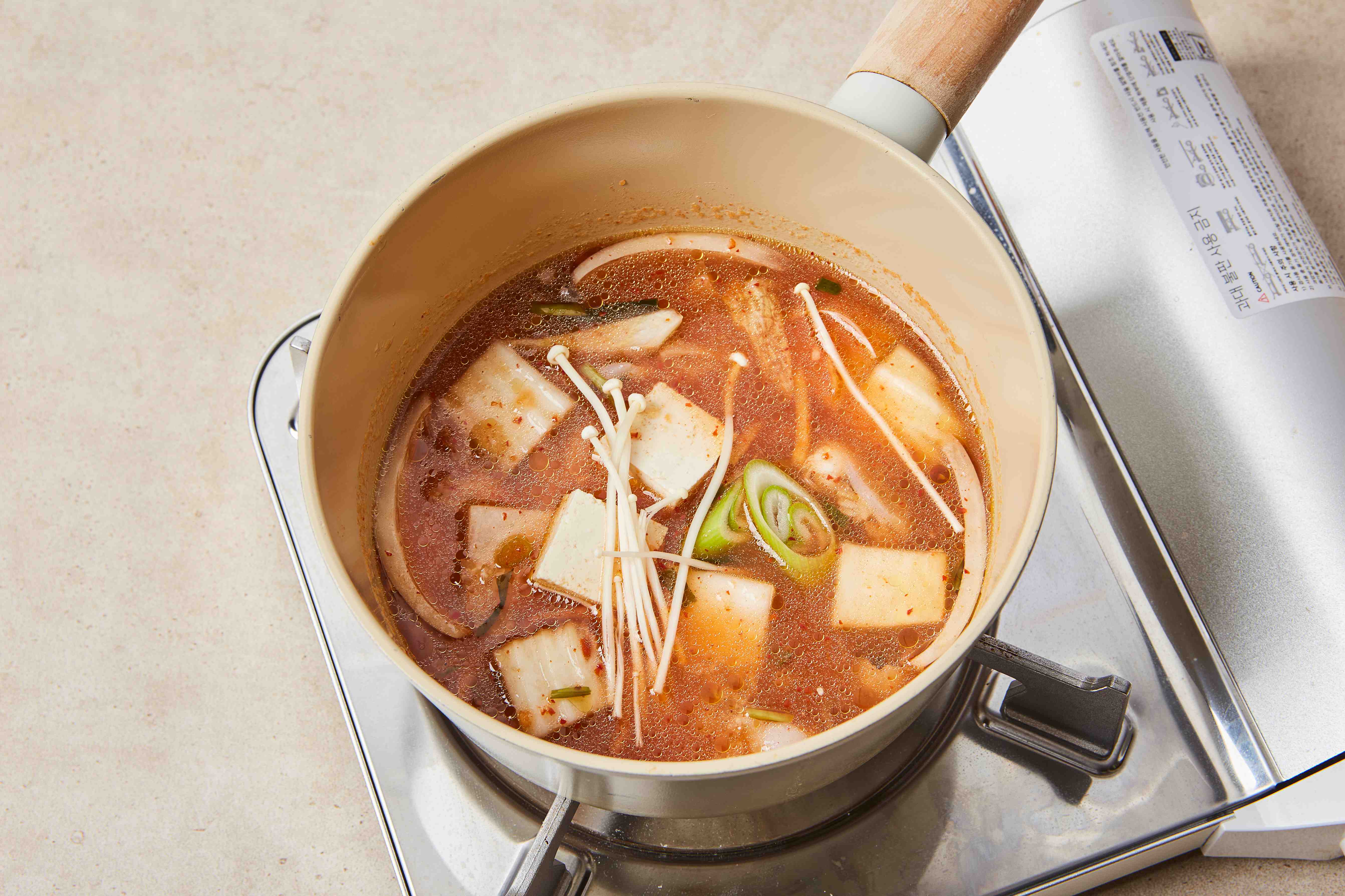 해물김치찌개 6단계