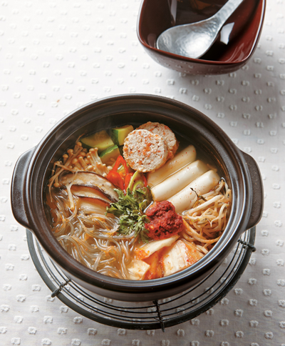삼계부대찌개 완성 사진