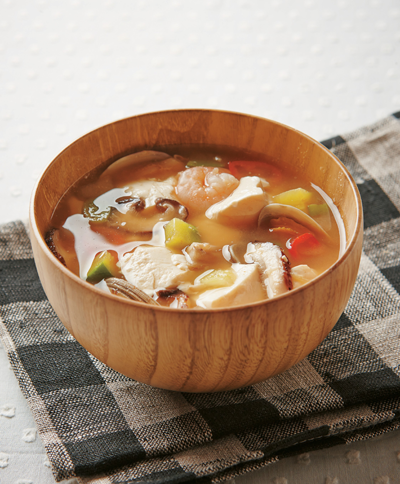 백태순두부찌개 완성 사진
