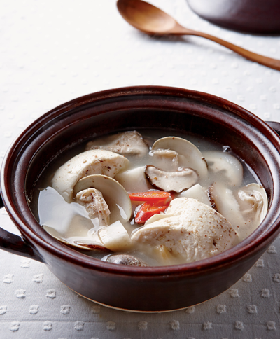 토란순두부찌개 완성 사진