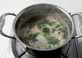 산나물된장찌개 5단계