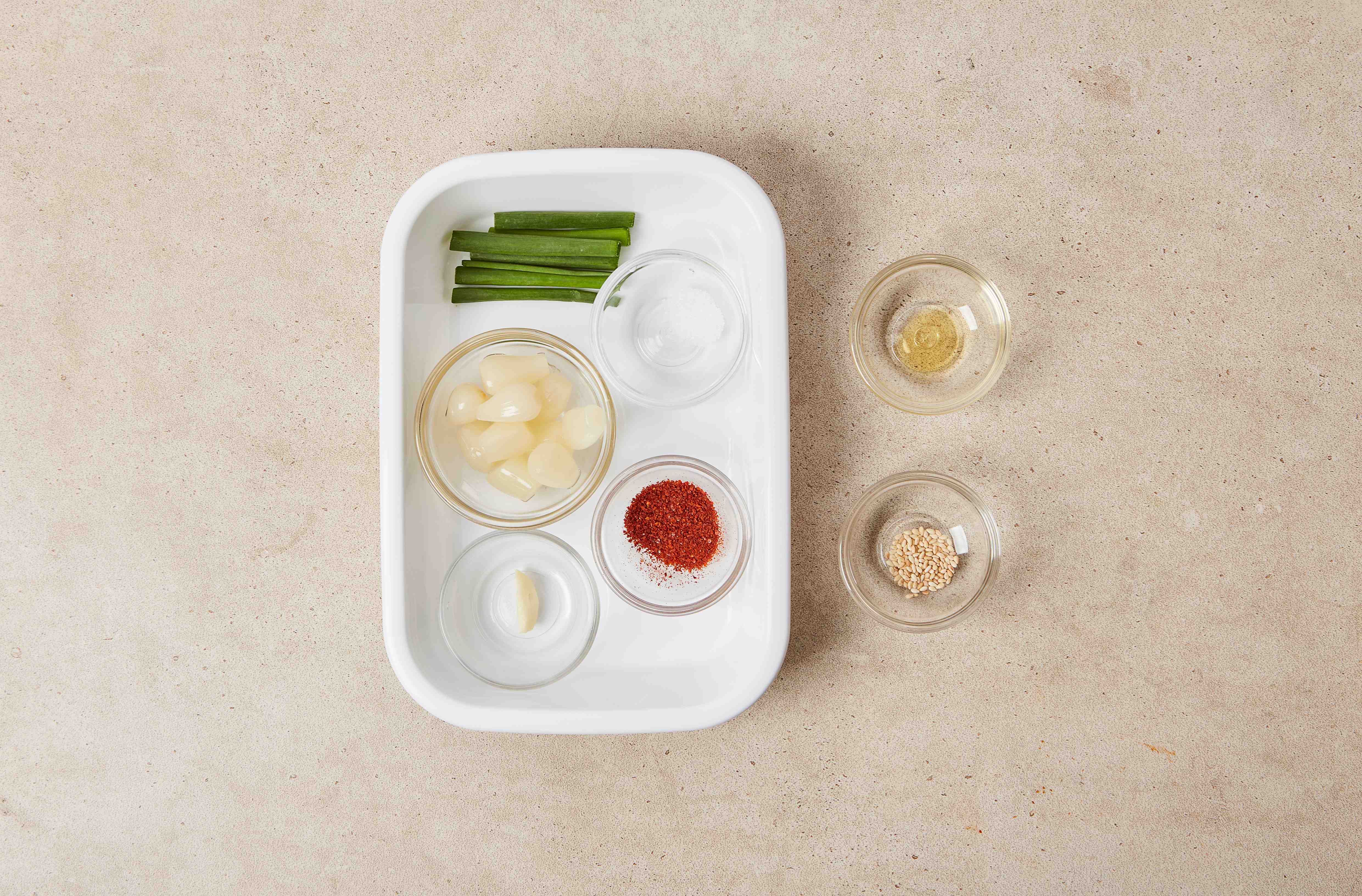 매운락교무침 완성 사진