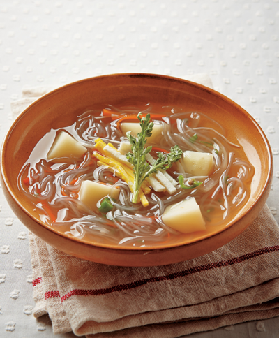 황태포당면국수 완성 사진
