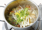 황태포당면국수 6단계