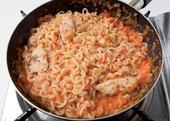 닭갈비볶음면 5단계