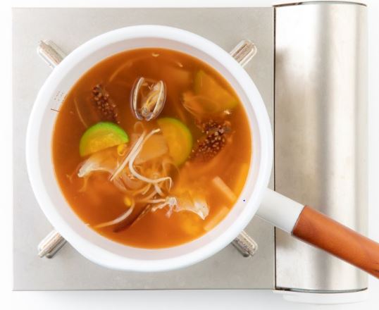 꽃게바지락찌개 6단계