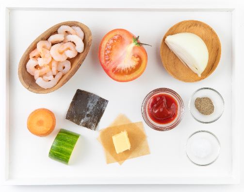 새우살토마토스튜 완성 사진
