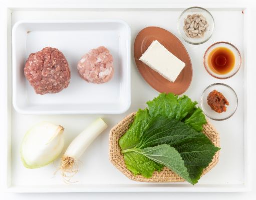 담양식떡갈비&야채쌈 완성 사진