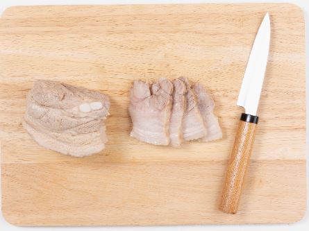 과일삼겹살조림&파채무침 1단계