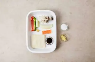 포두부채소잡채 완성 사진