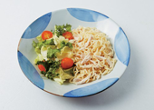 토마토샐러드라면 5단계