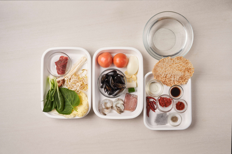 토마토 해물누룽지탕 완성 사진