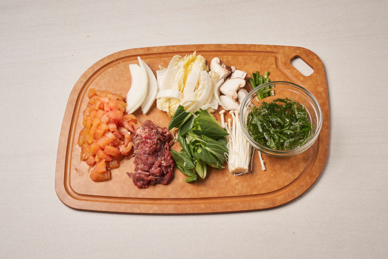 토마토 해물누룽지탕 2단계