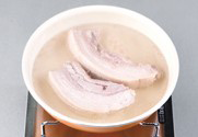 통삼겹맥적구이 3단계