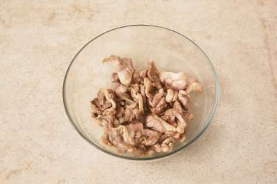 오리들깨 겨자소스 초무침 4단계