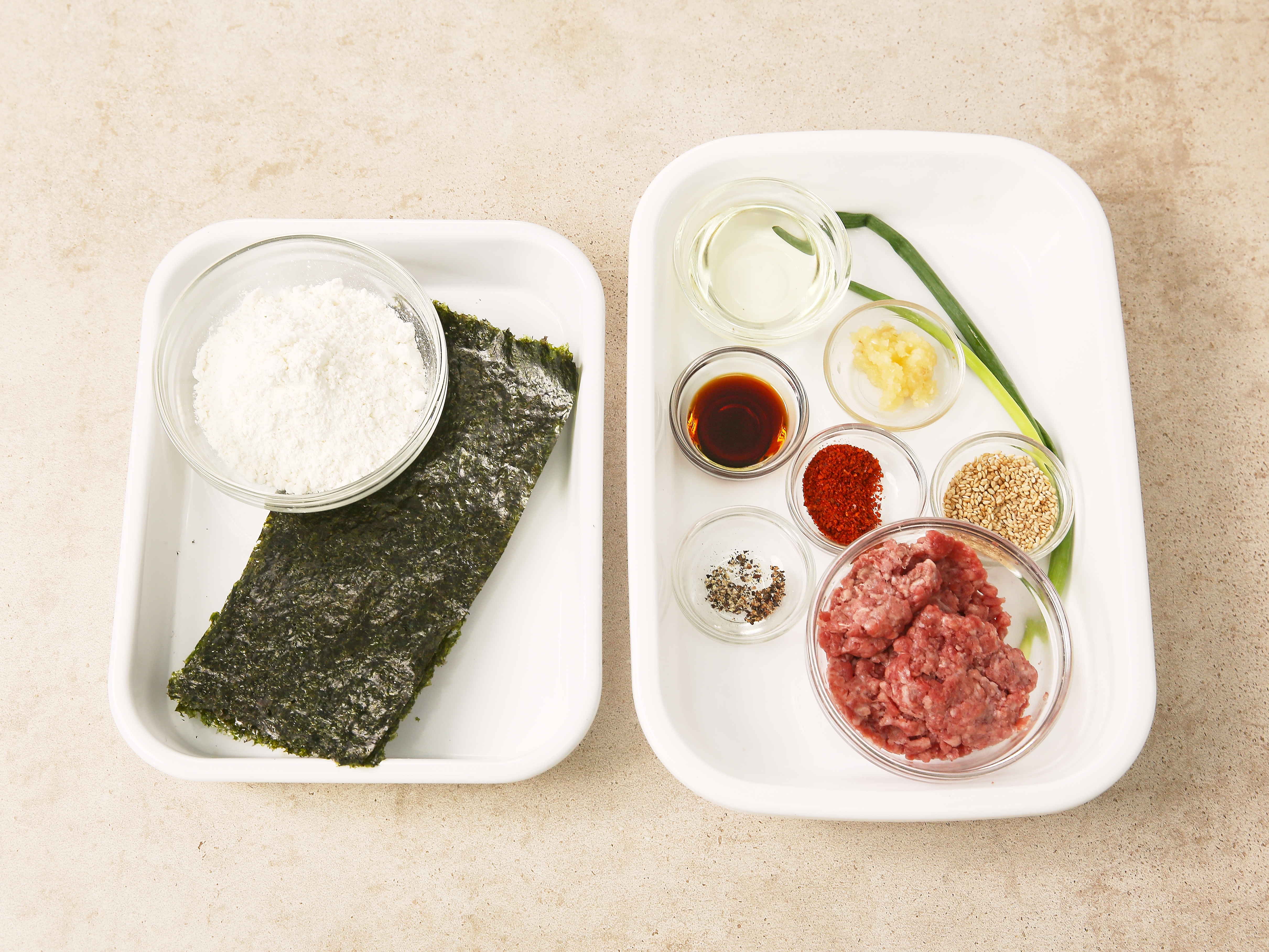 소고기 김말이 완성 사진