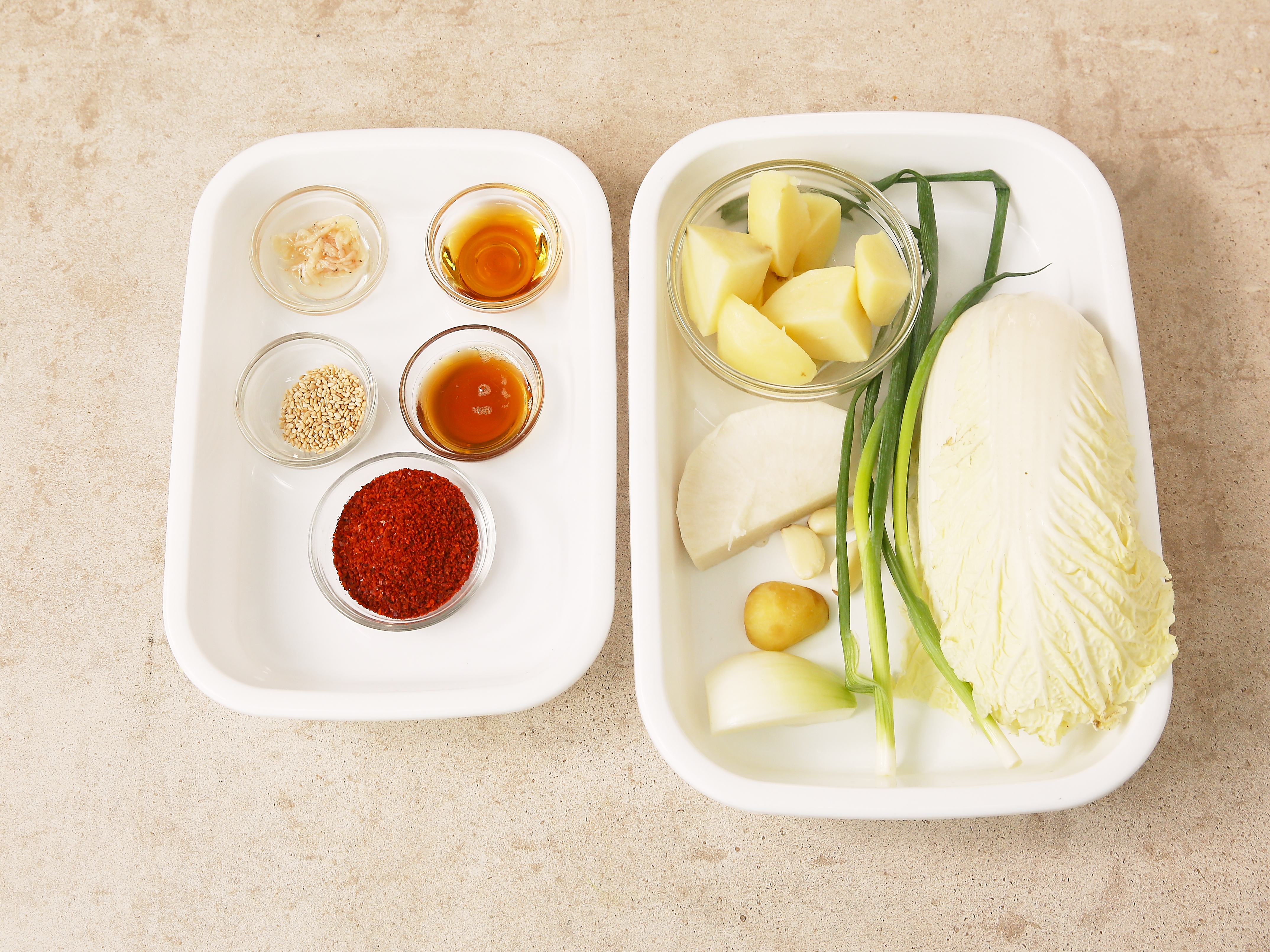 배추겉절이 완성 사진