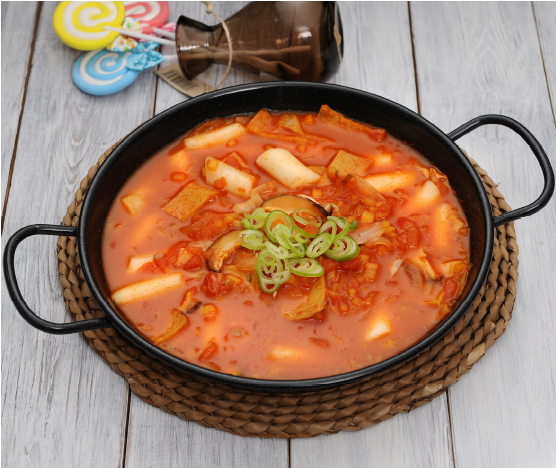 토마토떡볶이 완성 사진