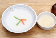 떡갈비통치미국수 1단계