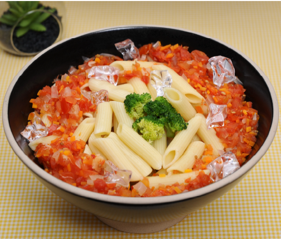 냉토마토파스타 완성 사진