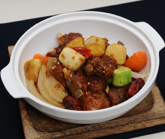 과일갈비찜 완성 사진