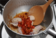 토마토소스닭갈비 6단계
