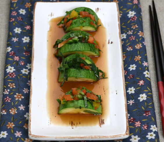 깻잎애호박찜 완성 사진