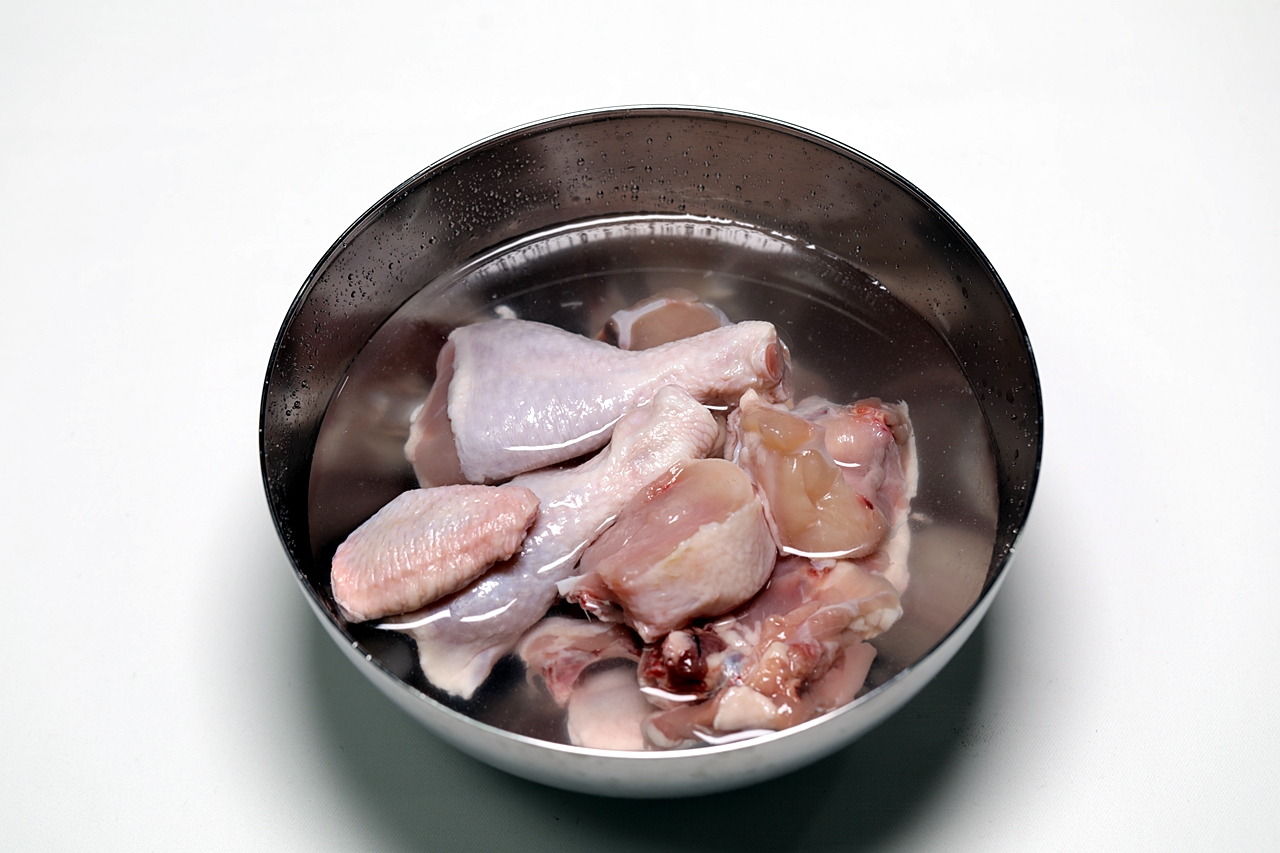 수삼매운닭찜 1단계
