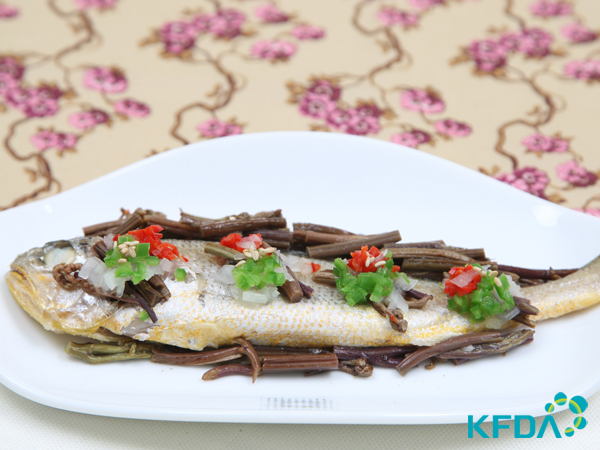 간편조기찜 완성 사진