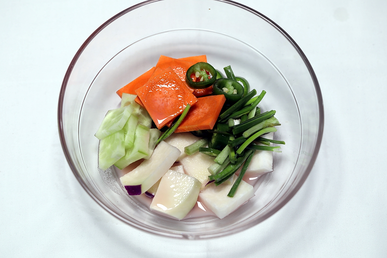 콜라비물김치 6단계
