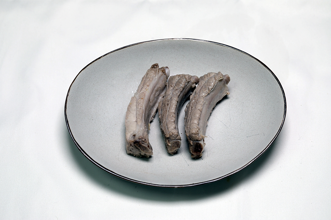 돼지갈비구이와 백김치와인조림 2단계