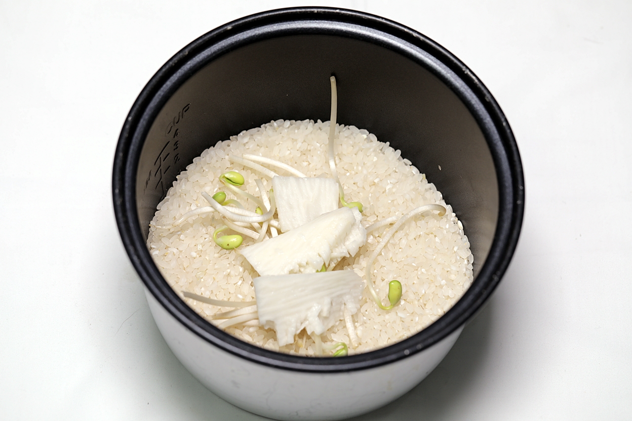 죽순콩나물밥 4단계