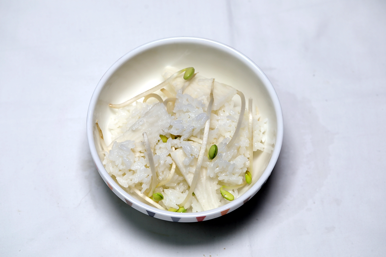 죽순콩나물밥 5단계
