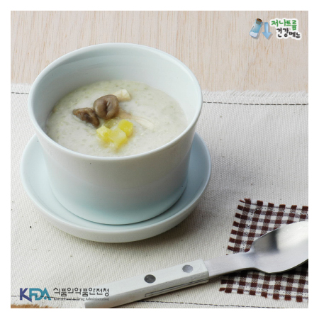 고구마 타락죽 완성 사진