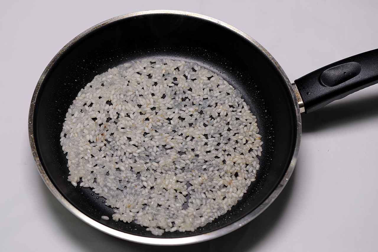 버섯 리조또 4단계