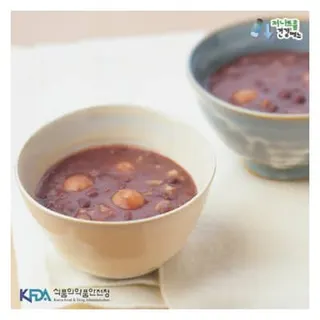 팥죽 완성 사진