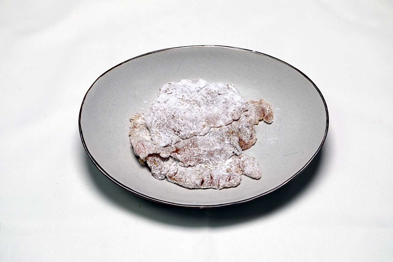 돼지고기 찹쌀부침 4단계