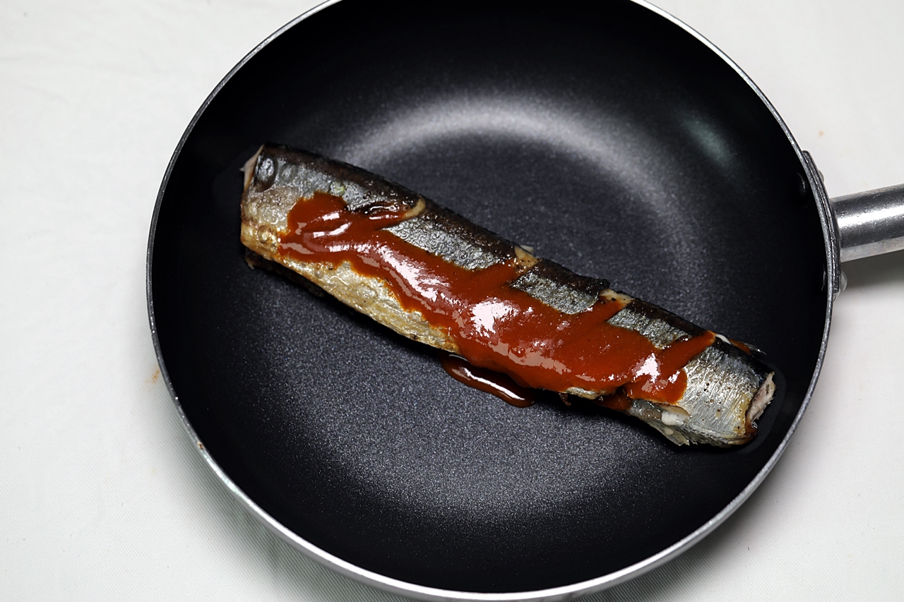 꽁치 양념구이 5단계